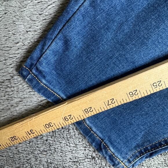 Ava & Viv High Rise Skinny Jeans NWT Womens 26W Blue Stretch Denim - Picture 6 of 9